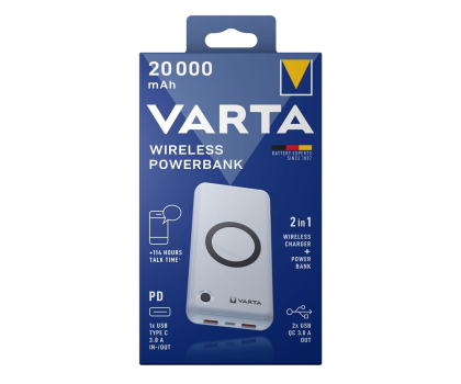 Powerbank Varta Bezprzewodowy Power Bank 20000mAh